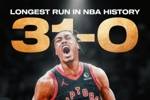 猛龙打了魔术一个31-0！这是NBA历史上最长的零封进攻高潮